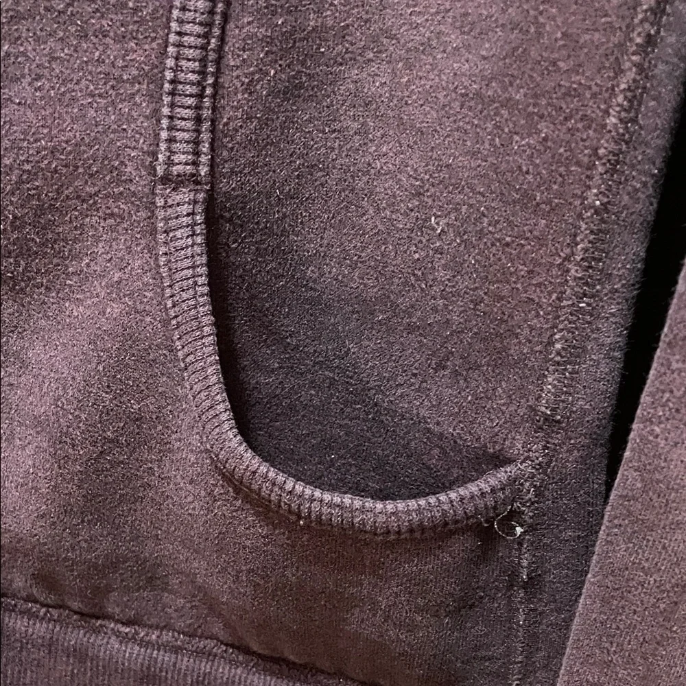 Iconic LuluLemon Zip-Up Hoodie in Dark Plum - Picture 7 of 7